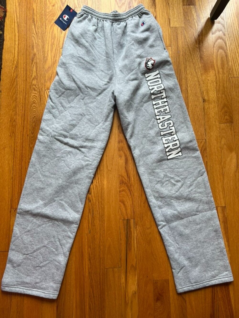Champion Northeastern University Huskies Grey Sweatpants Men's Size Small NEW!